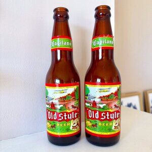 Vintage Capilano Brewery Old Style Beer Empty Bottles